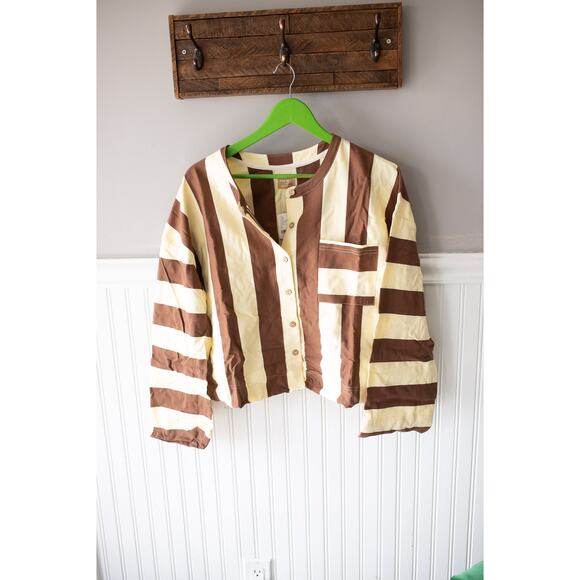 Free People Rapids Top Button down Small - Picture 3 of 4